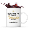 Mug blanc Propriété du Meilleur Chirurgien - Planetee