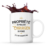 Mug blanc Propriété du Meilleur Chirurgien - Planetee