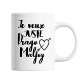 Mug Je veux juste Drago Malfoy - Planetee