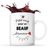 Tasse Petit Mug d'un Beauf d'amour - Planetee