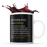 Mug Anthony Définition Perfection - Planetee
