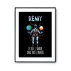 Affiche Prénom Rémy Univers - Planetee