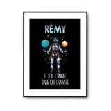 Affiche Prénom Rémy Univers - Planetee