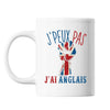 Mug Anglais j'peux pas Blanc - Planetee