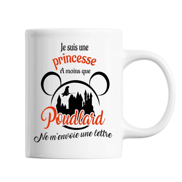 Mug Je suis une Princesse a moins que Poudlard ne m'envoie une lettre - Planetee