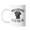 Mug Doberman c'est la vie Chien - Planetee