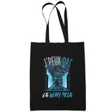 Sac Tote Bag Heavy Metal Je peux pas Noir - Planetee