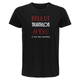 T-shirt homme Triathlon C'est ma Routine - Planetee