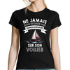 T-shirt femme voilier quinquagénaire - Planetee