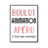 Affiche Animation C'est ma Routine - Planetee