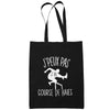 Sac Tote Bag Course De Haies 2 Je peux pas Noir - Planetee