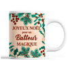 Tasse Noël Batteur homme Beige - Planetee