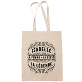 Sac Tote Bag Isabelle La Déesse beige - Planetee