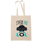 Sac Tote Bag J'peux pas Lol beige - Planetee