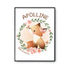 Affiche Apolline Bébé d'amour Renard - Planetee