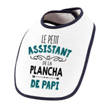 Bavoir bébé garçon Le Petit Assistant de la Plancha de Papi - Planetee