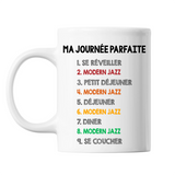 Mug blanc Modern Jazz Journée Parfaite - Planetee
