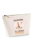 Trousse Valentine Cou Monté Girafe - Planetee