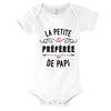 Body bébé La petite préférée de Papi - Planetee