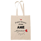 Sac Tote Bag Petit Bazar d'une Amie d'amour - Planetee