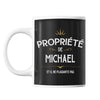 Mug Propriété de Michael - Planetee