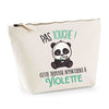 Trousse Violette Pas touche Panda - Planetee