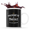 Mug Propriété de Pascale - Planetee