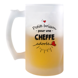 Chope de bière Petite Boisson d'une Cheffe adorée - Planetee