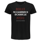 T-shirt homme Programmation Informatique C'est ma Routine - Planetee