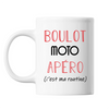Mug Moto C'est ma Routine Blanc - Planetee