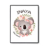 Affiche Inaya Bébé d'amour Koala - Planetee