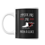 Mug Patin a glace j'peux pas Noir - Planetee