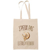 Sac Tote Bag J'peux pas Étoiles astrologie beige - Planetee