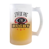 Chope de bière Rugby j'peux pas - Planetee