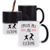 Mug Magique J'peux pas escrime - Planetee