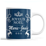Tasse Noël Marie-Josée Bleu - Planetee