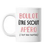 Mug Être Scout C'est ma Routine Blanc - Planetee