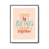 Affiche Amour Stupid together - Planetee