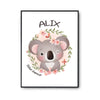 Affiche Alix Bébé d'amour Koala - Planetee