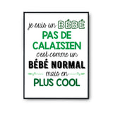 Affiche fier d'être Pas de Calaisien - Planetee