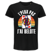 T-shirt homme J'peux pas belote vintage - Planetee