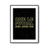 Affiche futsal soit avec toi - Planetee