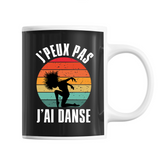 Mug J'peux pas danse vintage - Planetee