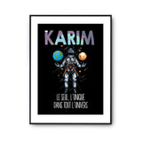 Affiche Prénom Karim Univers - Planetee