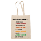 Tote Bag Shopping Journée Parfaite - Planetee