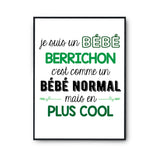 Affiche fier d'être Berrichon - Planetee