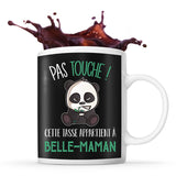 Mug noir Pas Touche Panda Belle-Maman - Planetee