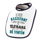 Bavoir bébé garçon Le Petit Assistante de Atelier de Tonton - Planetee