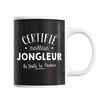 Mug Homme Jongleur Meilleur de France | Tasse Noire métier - Planetee