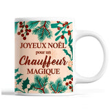 Tasse Noël Chauffeur homme Beige - Planetee
